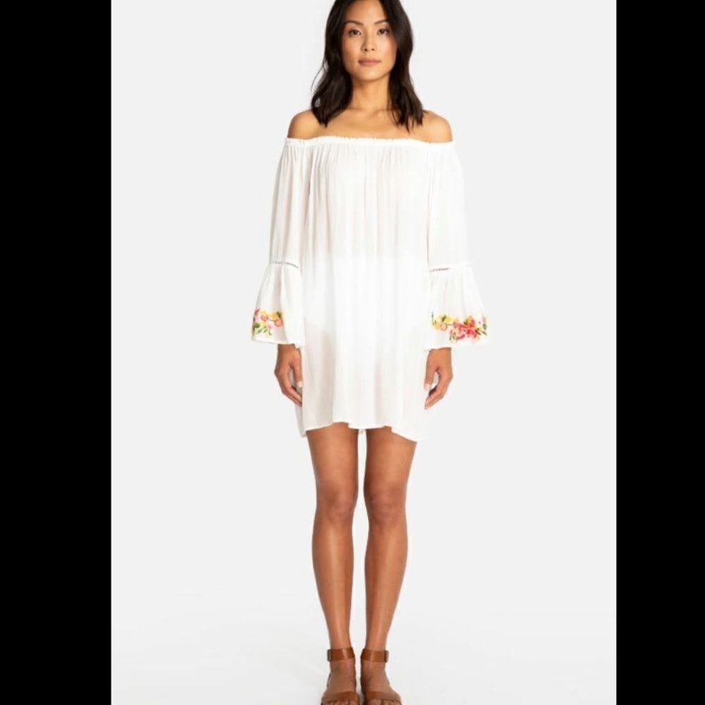 Johnny Was Casey Embroidered Artsy Boho Flowy Tunic Top - Picture 8 of 10